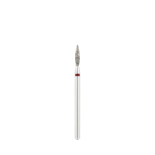 [DBS-243R.023T] DIVINITY Diamond bit "tornado" red, L- 10,0 mm, Ø2,3 mm 