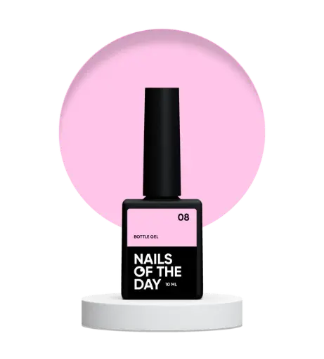 NAILSOFTHEDAY Bottle gel 08 – ultra-strong gel SAME legendary bottle, 10 ml 