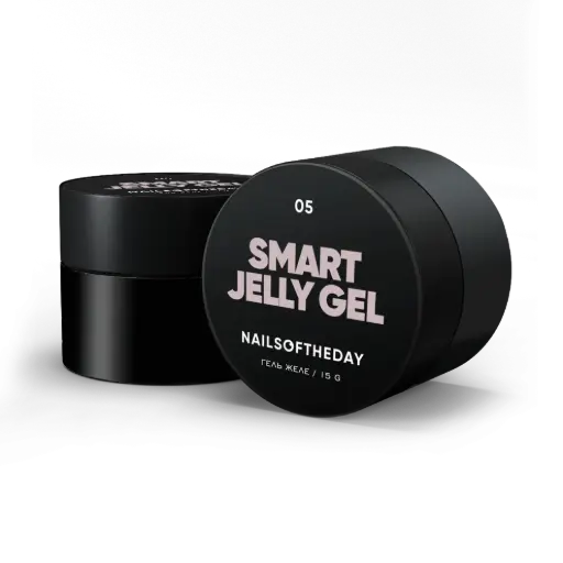 [4828632000702] NAILSOFTHEDAY Smart Jelly gel 05 — light brown building gel jelly for nails, 15 gm 