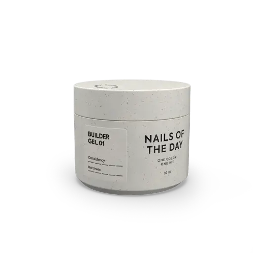[4823698800006] NAILSOFTHEDAY Builder Gel 01 — transparent gel for nail extensions, 30 ml
