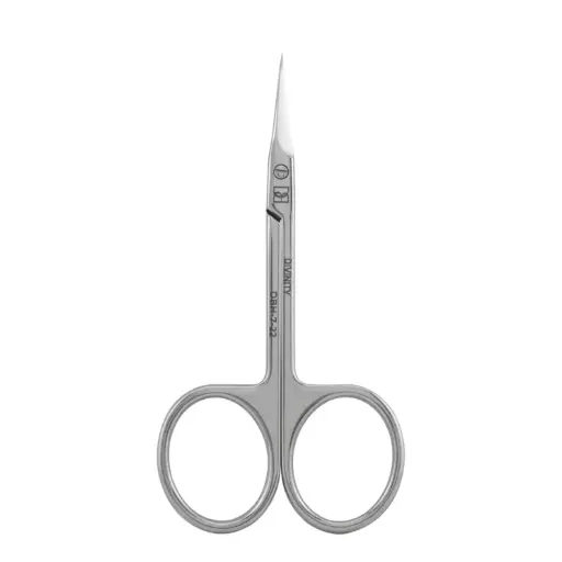 [DBH-7-22] Professional hooked scissors for cuticle, mirror polishing, L-95 mm, blades 22 mm.