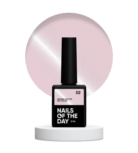 [4826438000377] NAILSOFTHEDAY Korean cat eye 02 – light pink smoky nude gel polish cat eye, 10 ml 