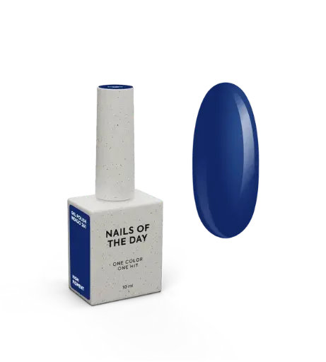 [4827784200008] NAILSOFTHEDAY Gel Polish Indigo — a deep indigo-blue gel polish with full coverage in just one layer. 10 ml. 