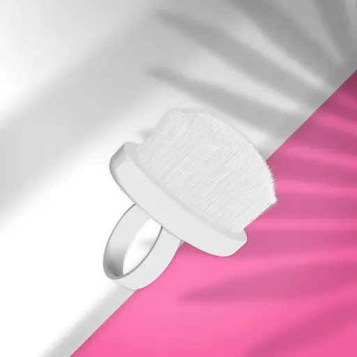 [DBE-03-10] Finger ring manicure brush for dust removal EXPERT 03 mini (10 pcs) 