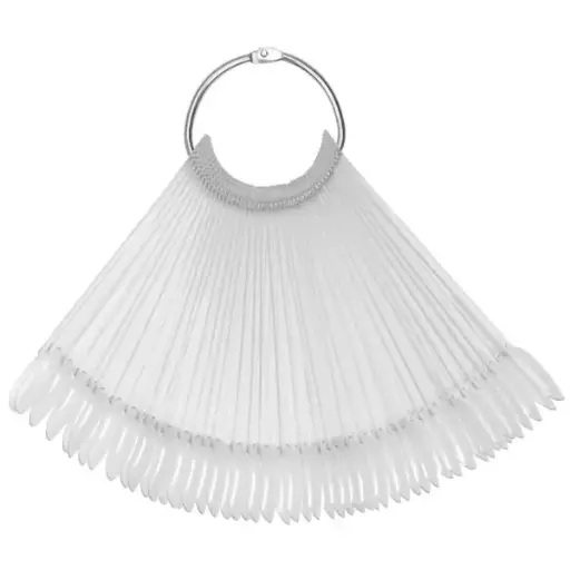 [108018-2] Tips transparentes ovalados – 50 uds