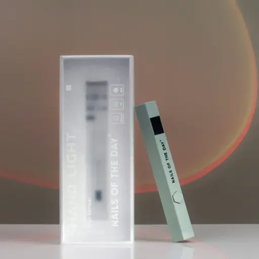 [4826439054003] Лампа для нігтів NAILSOFTHEDAY — зелена, з ліхтариком для верхніх і нижніх форм