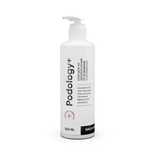 [9581234572001] Nailsoftheday Podology+ Crema para pies — hidratante y nutritiva con urea, 200 ml