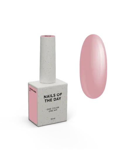 [4826420942005] Nailsoftheday Cover base NEW Formula 13 — pink-nude camouflage base coat for nails, 10 ml