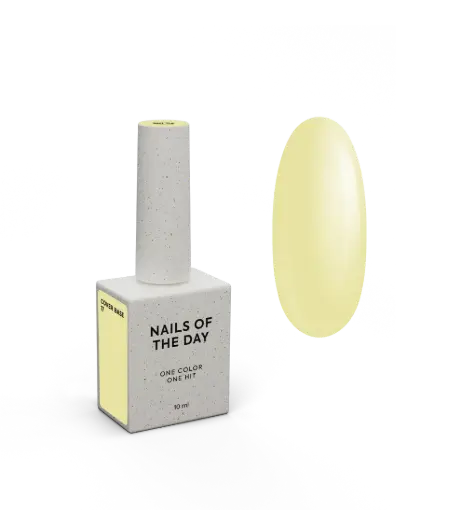 [4828210000001] Nailsoftheday Cover base NEW Formula 17 — gentle lemon camouflage base coating for nails, 10 ml