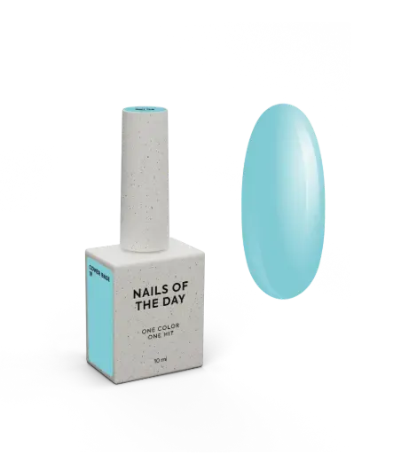 [4828365000000] Nailsoftheday Cover base NEW Formula 19 — soft blue camouflage base coating for nails, 10 ml