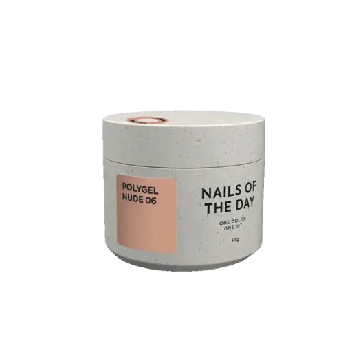 [4820383100007] NAILSOFTHEDAY Polygel nude 06 — Polygel warm nude, 30 g