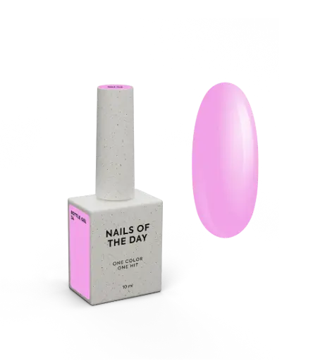 [4823324000008] NAILSOFTHEDAY Bottle Gel 34 – gel ultraresistente rosa delicado para el refuerzo de uñas, 10 ml
