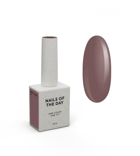 [4823326000006] NAILSOFTHEDAY Bottle Gel 36 – gel ultraresistente nude con un matiz lila para el refuerzo de uñas, 10 ml