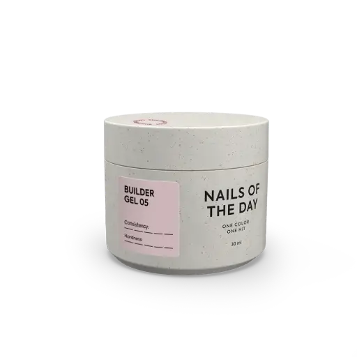 [4823698400008] NAILSOFTHEDAY Builder Gel 05 — gel nude para extensiones de uñas, 30 ml 