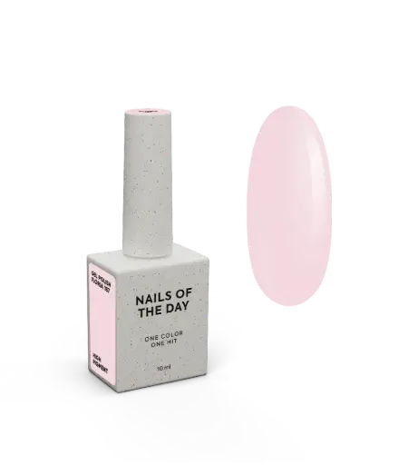 [4823314530003] NAILSOFTHEDAY Gel Polish Floria — esmalte semipermanente rosa pastel con cobertura en una capa, 10 ml