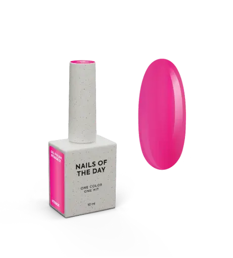 [4829874215008] NAILSOFTHEDAY Gel Polish Vitrage 01 — esmalte efecto vitral rosa intenso (frambuesa), 10 ml 