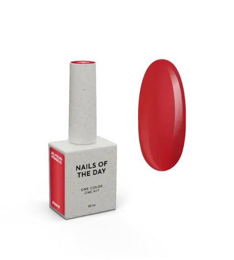 [4829874216005] NAILSOFTHEDAY Gel Polish Vitrage 02 — esmalte efecto vitral rojo intenso, 10 ml