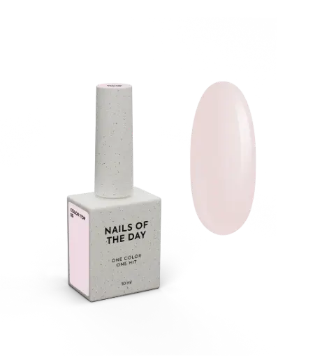 [4823183990007] NAILSOFTHEDAY Color top 05 — top nude marron sin capa pegajosa para uñas, 10 ml.