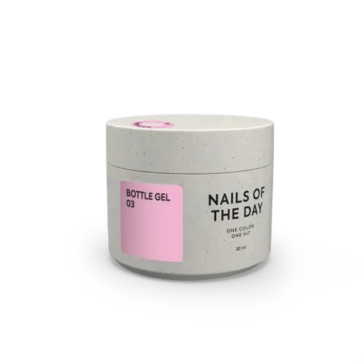 [4828131341405] NAILSOFTHEDAY Bottle gel 03 – gel ultrafuerte rosa claro, 30 ml