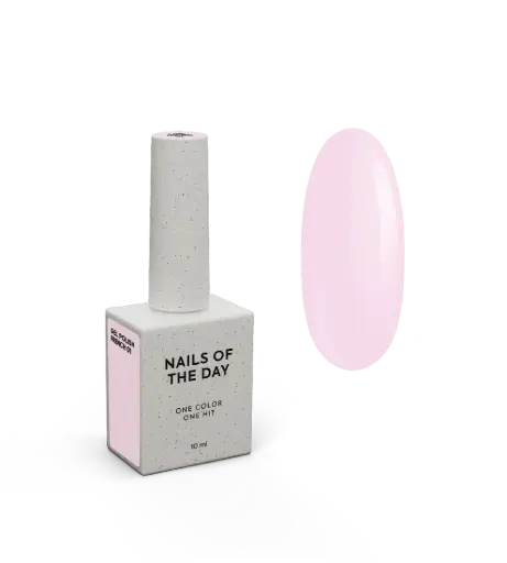 NAILSOFTHEDAY Gel Polish French 01 — esmalte semipermanente rosa nude con nivel reducido de pigmentación, 10 ml