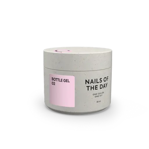 [4828131352005] NAILSOFTHEDAY Bottle gel 02 – gel ultrafuerte (rosa pálido), 30 ml