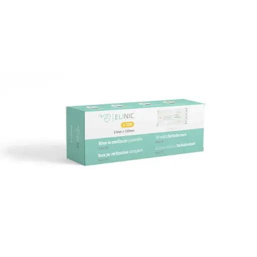 Bolsas para esterilizar por vapor y EtO (200 uds.) 57*130mm