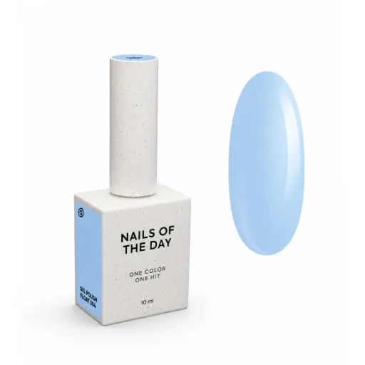 [4823697450004] NAILSOFTHEDAY Гель-лак Bloom Drop 304 Float Небесно-голубой ,10 мл