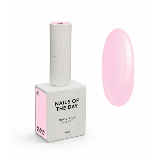 [4823697420007] NAILSOFTHEDAY Гель-лак Bloom Drop 206 Blush Нежно-розовый, 10 мл