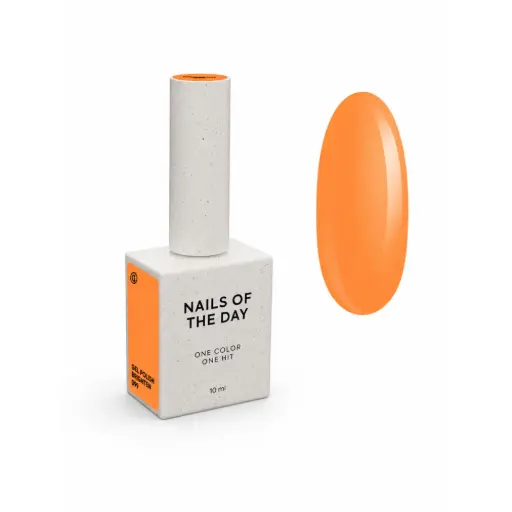 [4823697430006] Гель-лак Nails Of The Day Bloom Drop 099 Brighten пастельно-оранжевый, 10 мл